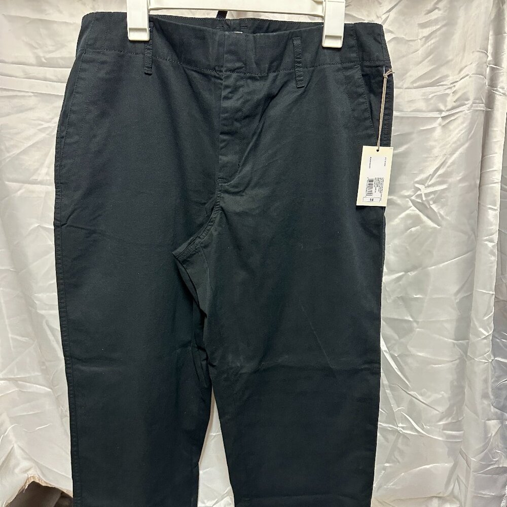 A New Day Women’s High Rise Straight Ankle Chino Black Pants New with Tags